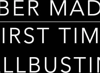 Amber Maddie Experiences Her First Time Ball Busting In The Bedroom.