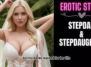 bride gives stepdad a blowjob