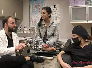 Emotional Pre-Employment Physical with Jasmine Rose Tickling