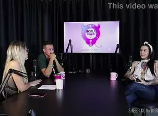 Compilados Da Lexi Mallet No Bora Cast Com Bruna Carlos Watch On Sheer Red