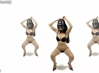 sexy vader drawn by anna chalks in artistic scene