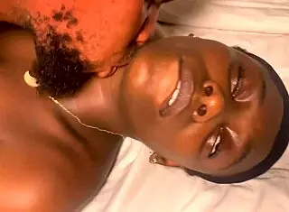 beautiful girl uses banana on pussy