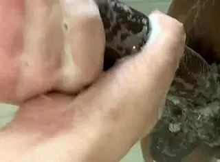 She begs for cum in her ass during monster cock anal creampie session