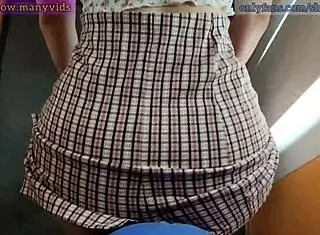 Public Elevator Blowjob with Facial Cum