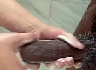 She begs for cum in her ass during monster cock anal creampie session