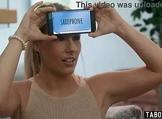 Stepdaughter leana lovings and stepmom bunny madison sharing