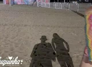 fucking the young 18+ girl after carnival in the public bathroom