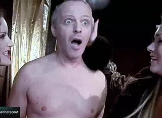 two sluts pleasing big cock in threesome