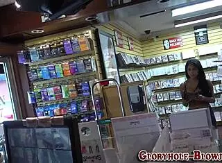 Teen Sucks and Swallows Monster Black Cock