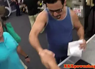 Busty office babe exposes big tits, gets facial while spying at work