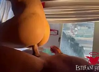 Big Black Cock in Sheer and X-Red Scene