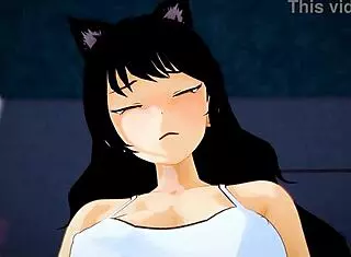 Team RWBY engages in intense POV creampie workout session