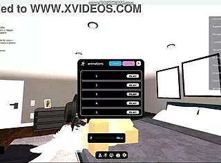 Fucking hot gringa in Roblox condo 😏