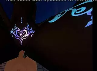 Mommy Riding Her Cute Femboy with Creampie.