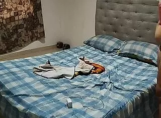 Chubby Girl Suggestively Masturbates in Bathroom with Squirt