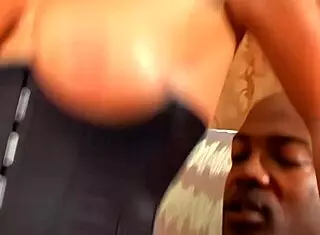 alexis silver light skinned beauty fucks big black dong cowgirl anal facial hairless bent over.