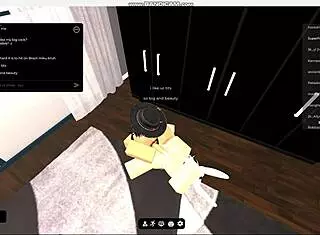 Fucking hot gringa in Roblox condo 😏