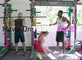Cory Chase Cheats For Black Cock In Gym