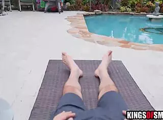 Step Mom Approaches Step Son