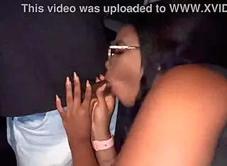 the wife adores drinking cum from strangers in this outdoor doggystyle scene with intense orgasms