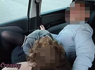 2 Dick Flash - A Girl Caught Me Jerking Off In The Car And Help Me Cum - Misscremy!