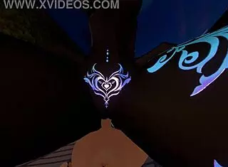 Mommy Riding Her Cute Femboy with Creampie.