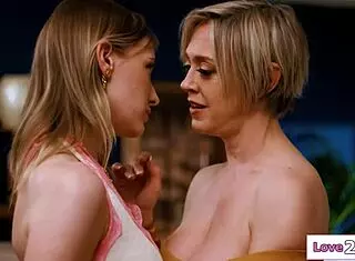 I watch stepmom lick stepdaughter's pussy.