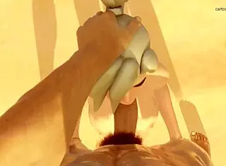 mercy nude beach vacation with monster cock blowjob