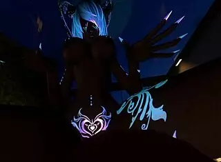 Mommy Riding Her Cute Femboy with Creampie.