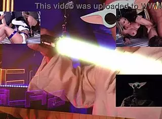 Star whores awaken huge boners with tits and dildos