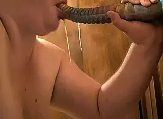 Hey, Watch This BBW Gag On Monster Dildo, Spitting And Choking For 15 Mins!