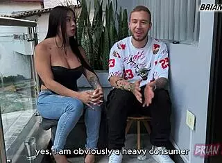 Colombian milf silvana lee fucks in her favorite poses after an interview with brian evansx 😏