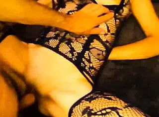 mature wife's ass and wet holes in close-up during amateur assfucking