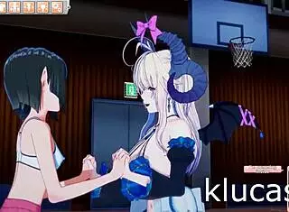 boy fucks succubus and elf at school