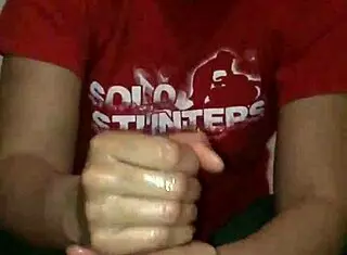 Big Cock Strokes Huge Load