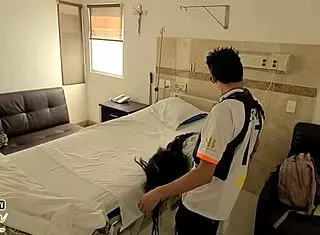 Unexpected Nurse Discovery in Buttocks Surgery Preparation with Boyfriend and Surgery