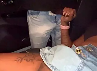 the wife adores drinking cum from strangers in this outdoor doggystyle scene with intense orgasms