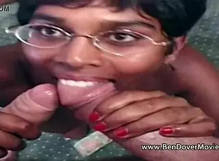 Indian Nerd With Glasses Gets Her First Anal Fucking!