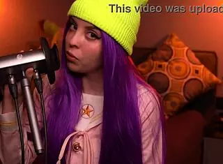 Detailed ASMR session where Moona licks ears gently