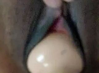 asian slut gets pounded hard with butt plug in homemade video