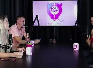 blonde teen in lingerie gets involved in bdsm swingers group sex