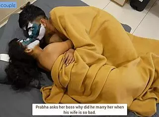 Prabha, the hot secretary, rides her boss hard