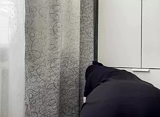 Hot Algerian MILF Gets Horny During Cleaning, Missionary Pussy Fuck With Big Ass