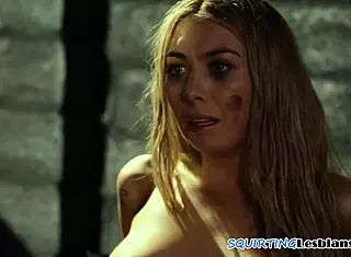 squirting prisoner gets fingered hard by dyke marshal in prison