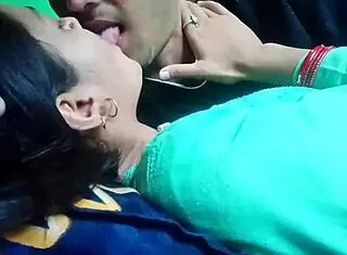Kissing Girlfriend's Boobs Close Up