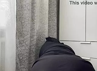 Hot Algerian MILF Gets Horny During Cleaning, Missionary Pussy Fuck With Big Ass