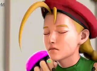 Is Cammy dominating Yuri in this futanari battle?