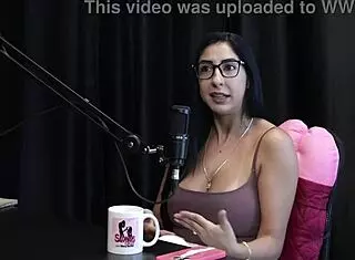 renatinha melo in sheer red lingerie gets bold massage