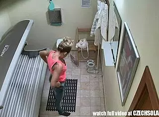 Watch the blonde cutie in public voyeur