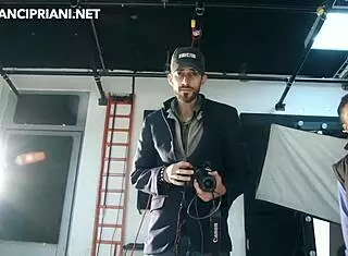 Photo shoot turns sexy